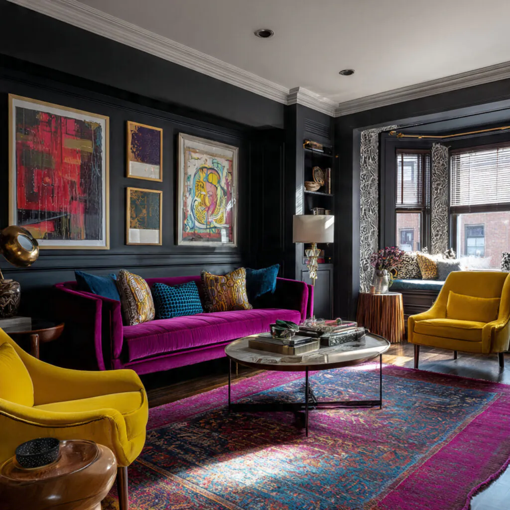 Bold Accent Living Room Ideas