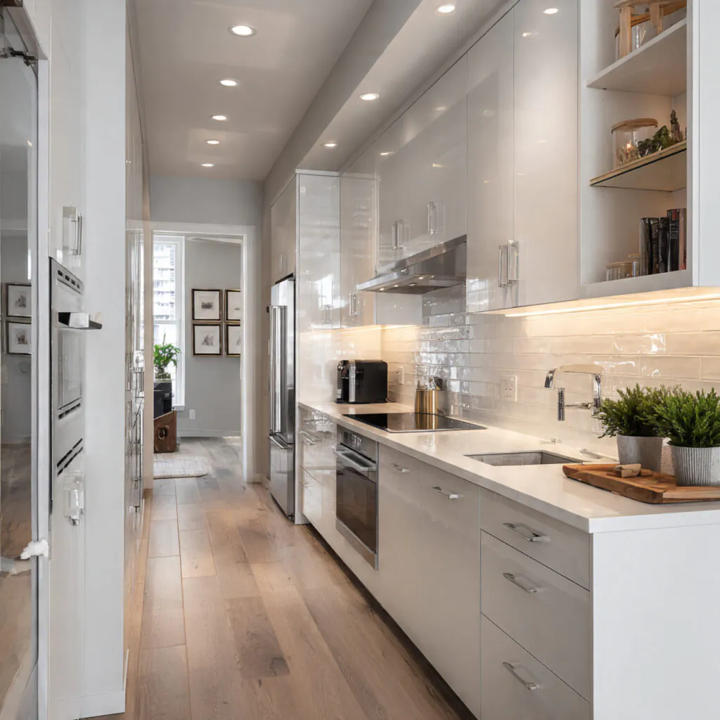Reimagined Galley Kitchen Idea