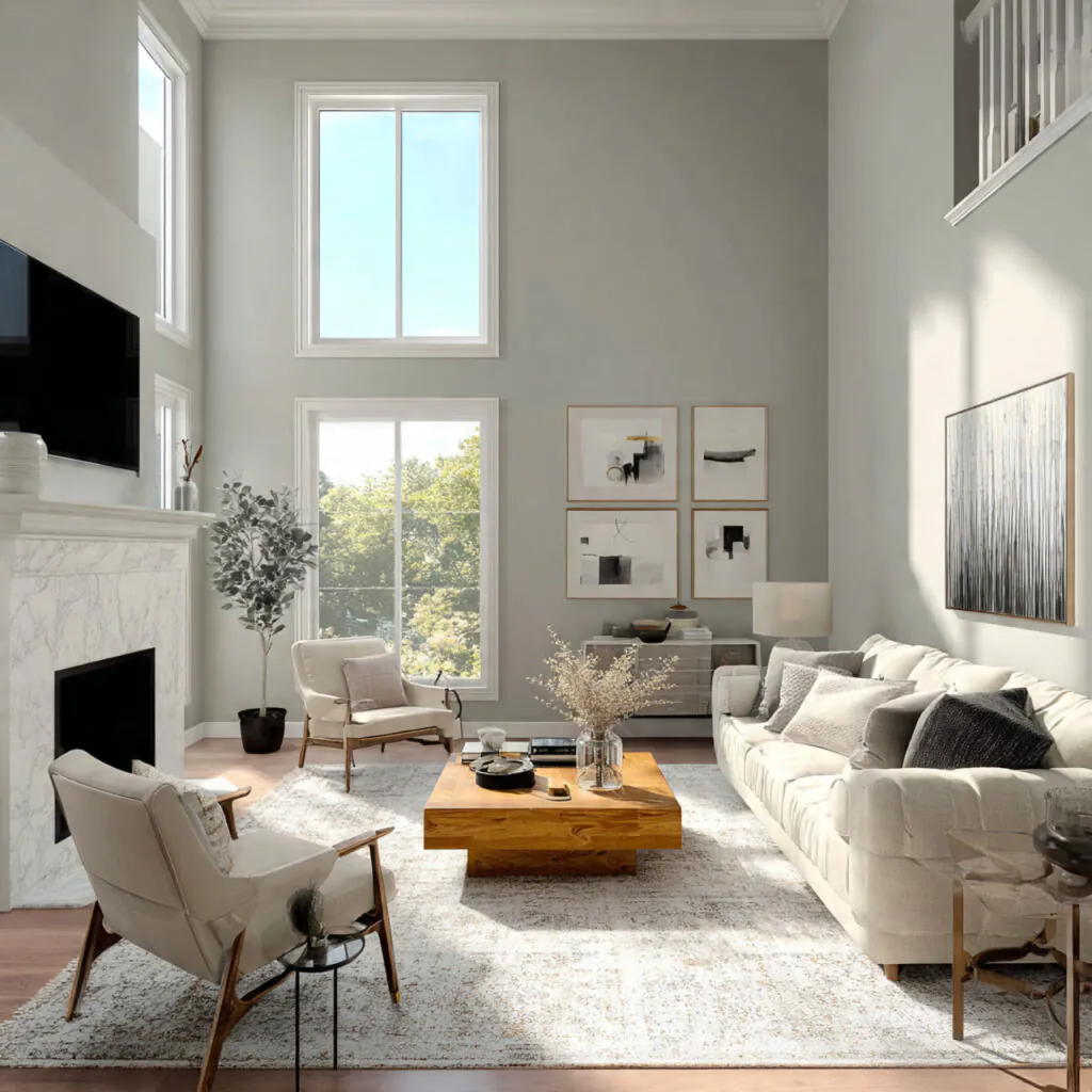 Elevated Neutral Living Room Ideas