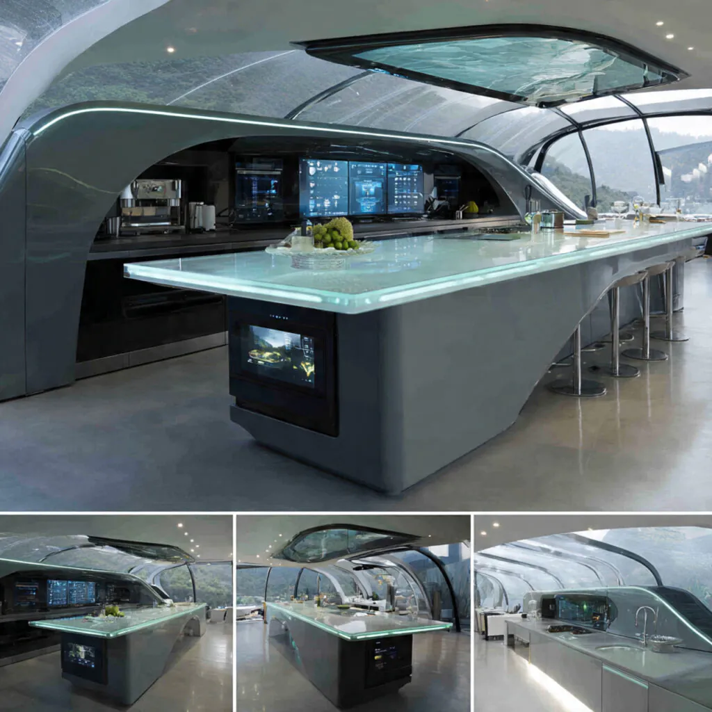 Futuristic High-Tech Kitchen Ideas