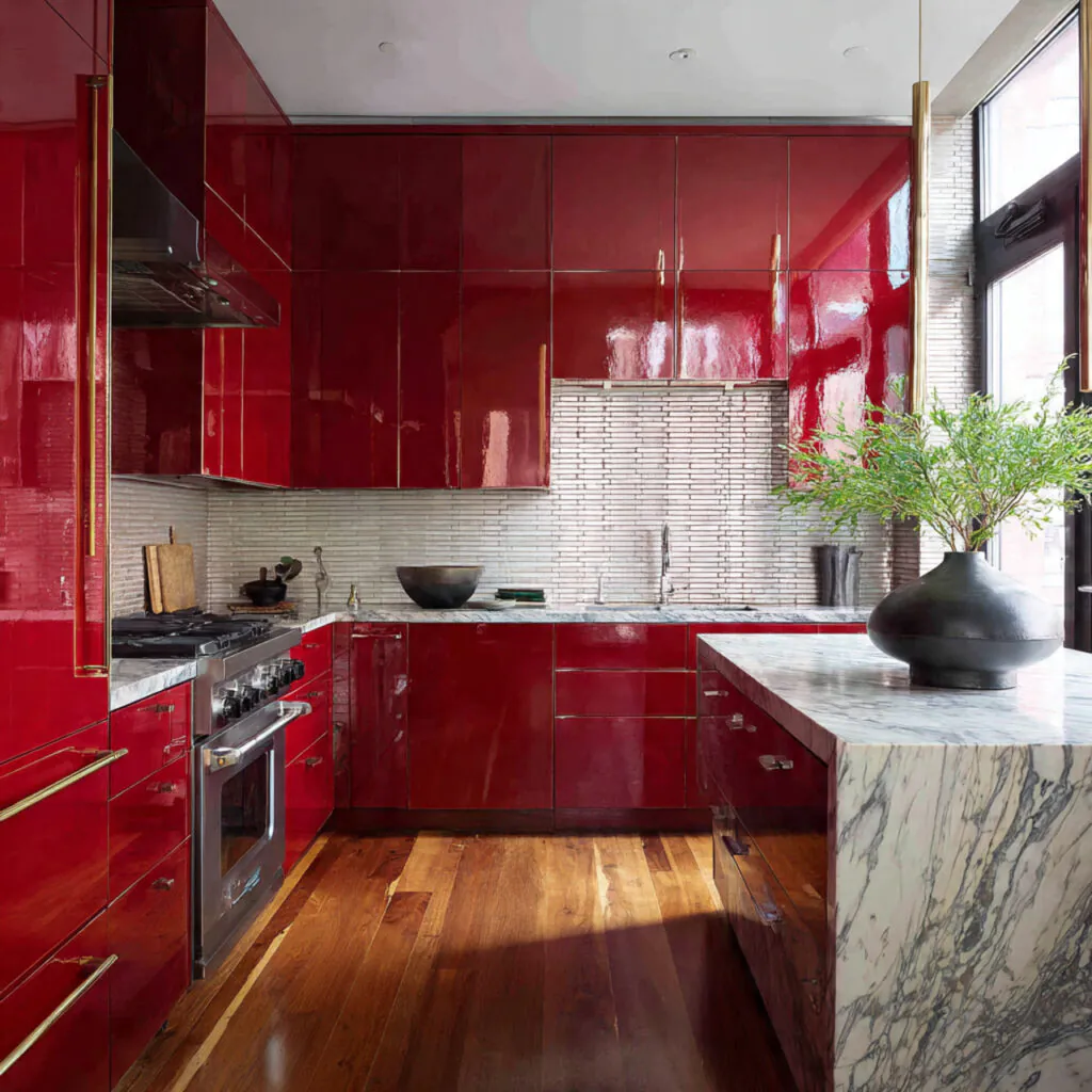 28 Kitchen Cabinets Ideas 2026 to Transform Your Space 21 High-Gloss Modern Cabinet Ideas