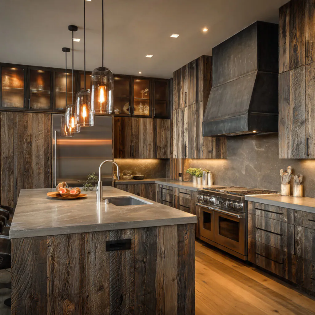 Contemporary Rustic Blend Idea