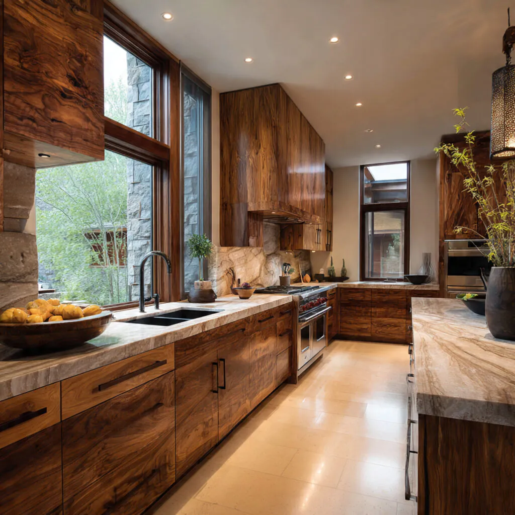 Textured Wood Finish Idea
