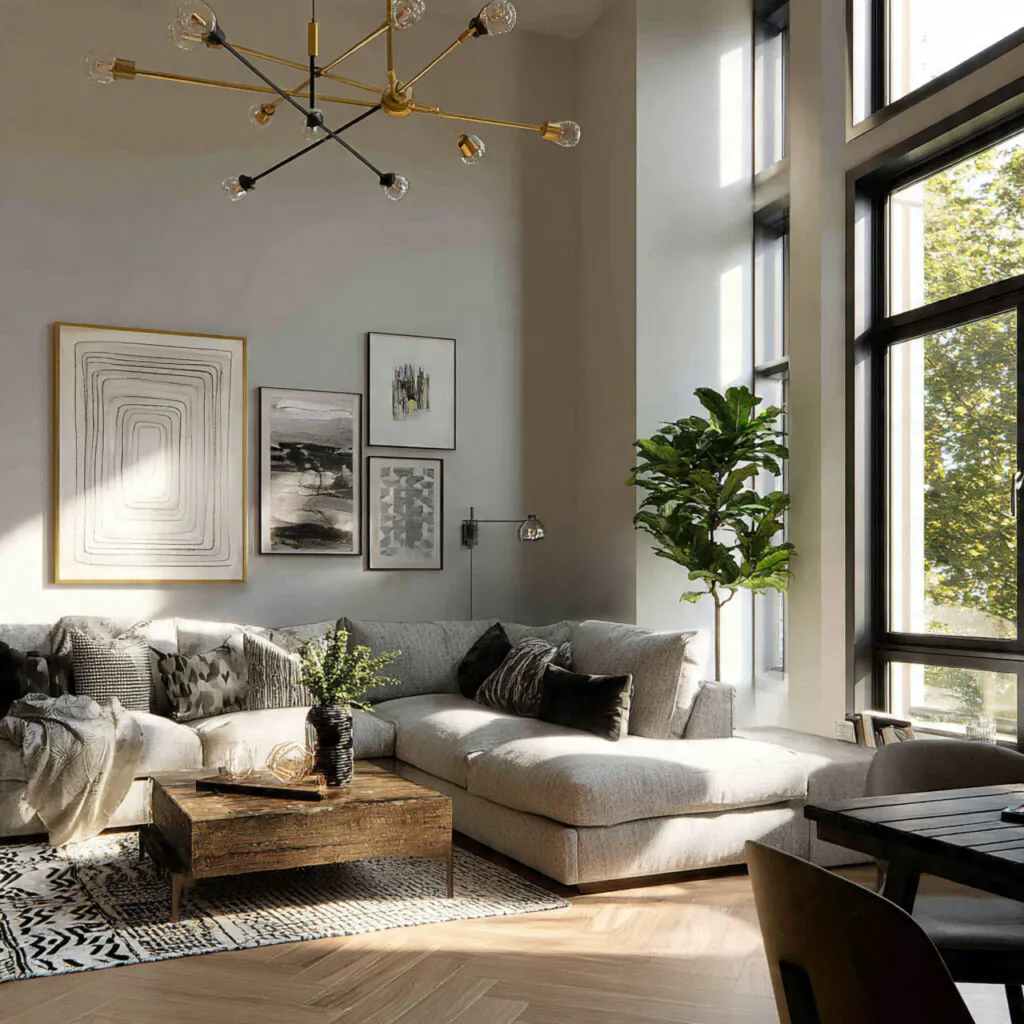 Layered Lighting Living Room Ideas