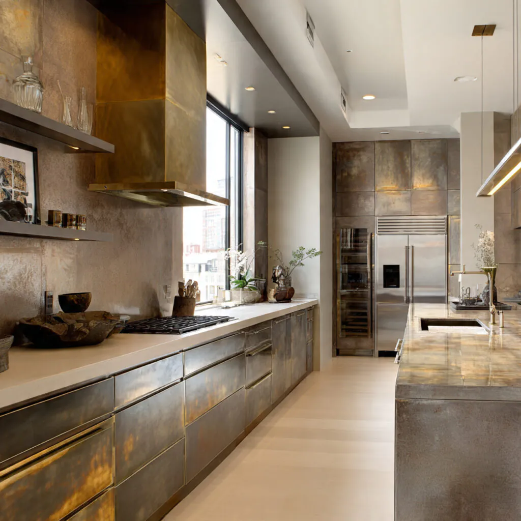 Metallic Accent Kitchen Ideas