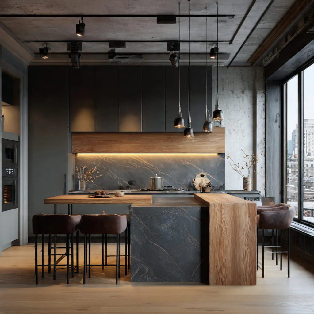 Minimalist Industrial Kitchen Ideas