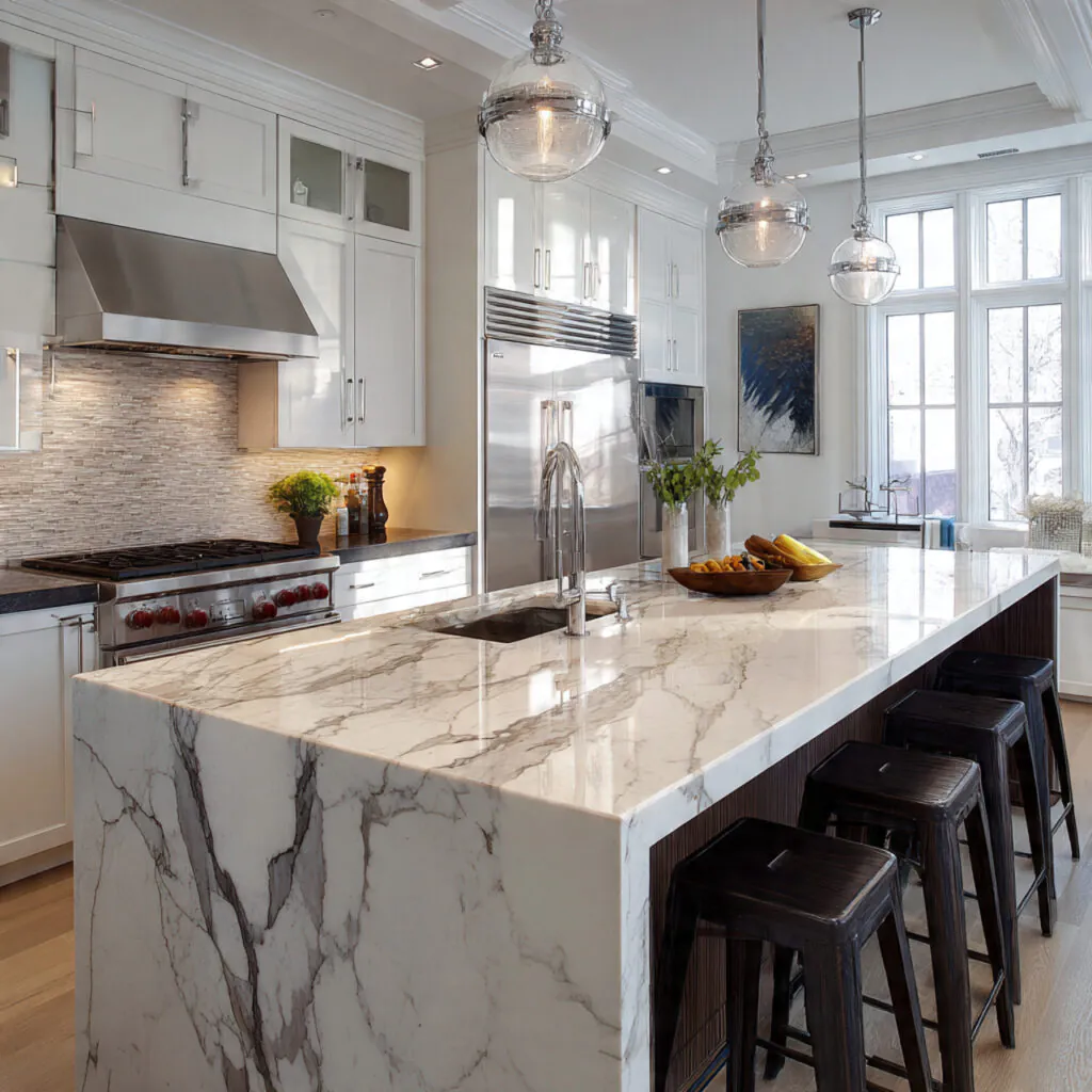 Quartz and Marble Countertop Ideas