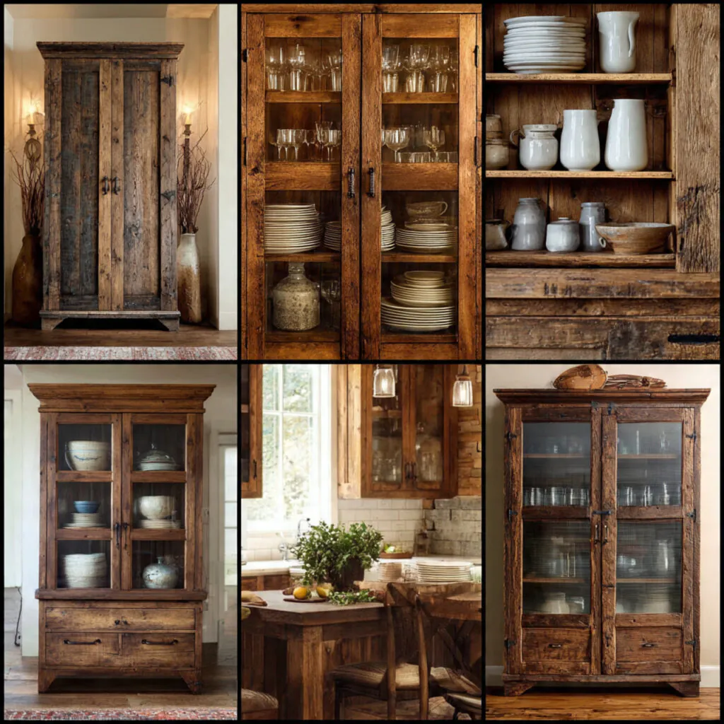 28 Kitchen Cabinets Ideas 2026 to Transform Your Space 19 Rustic Farmhouse Cabinet Ideas