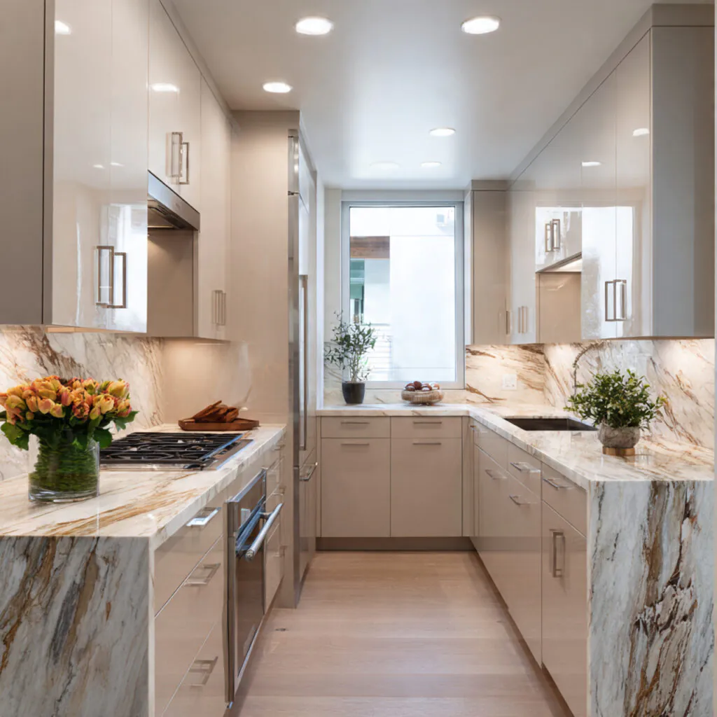 Compact Luxury Kitchen Idea