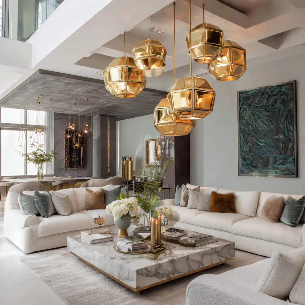 Statement Lighting Living Room Ideas