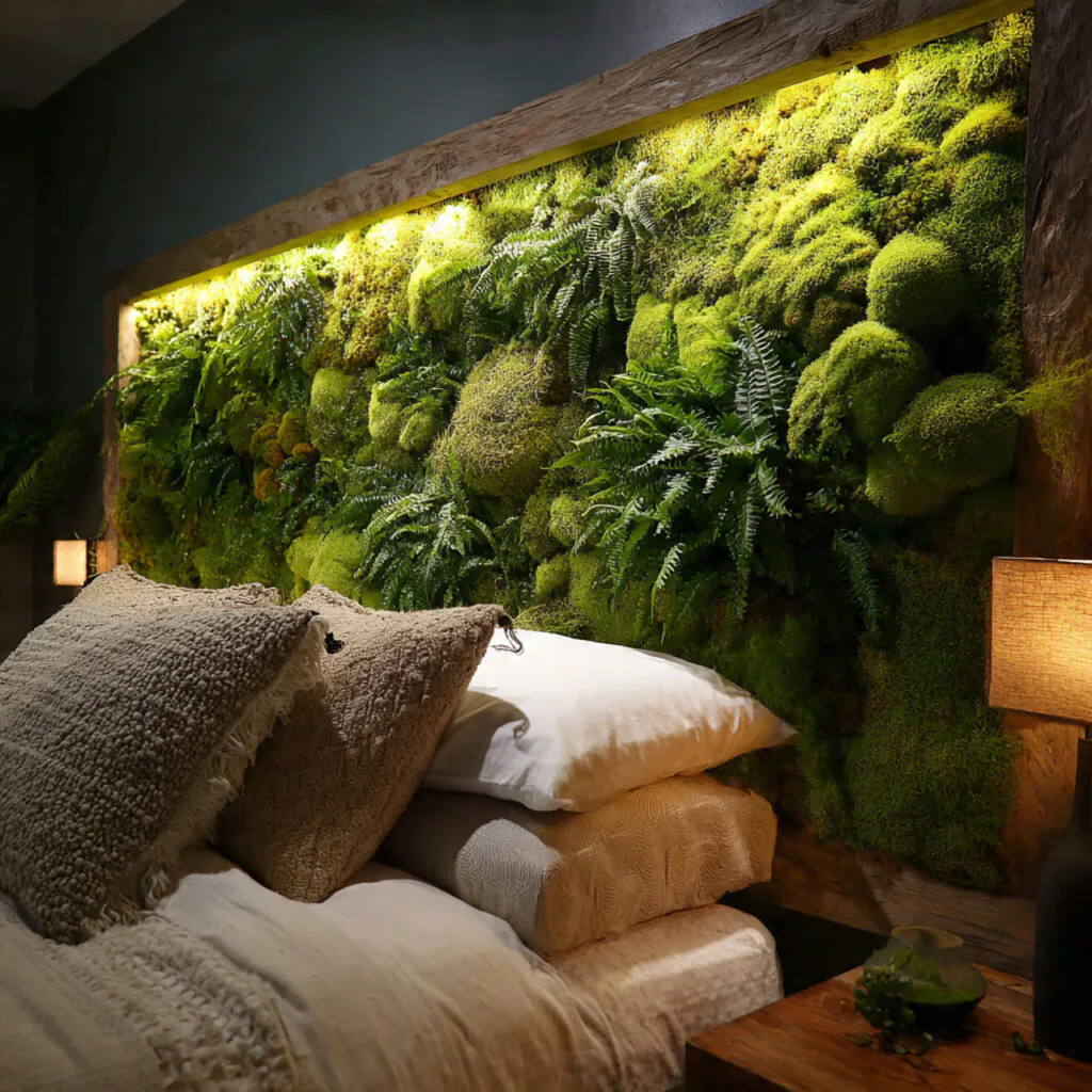 Biophilic Headboard Installations
