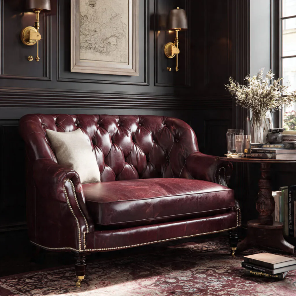 Padded Leather Settees