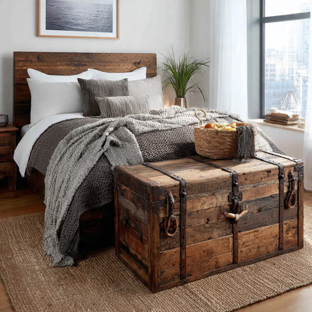 Reclaimed Timber Storage Trunks