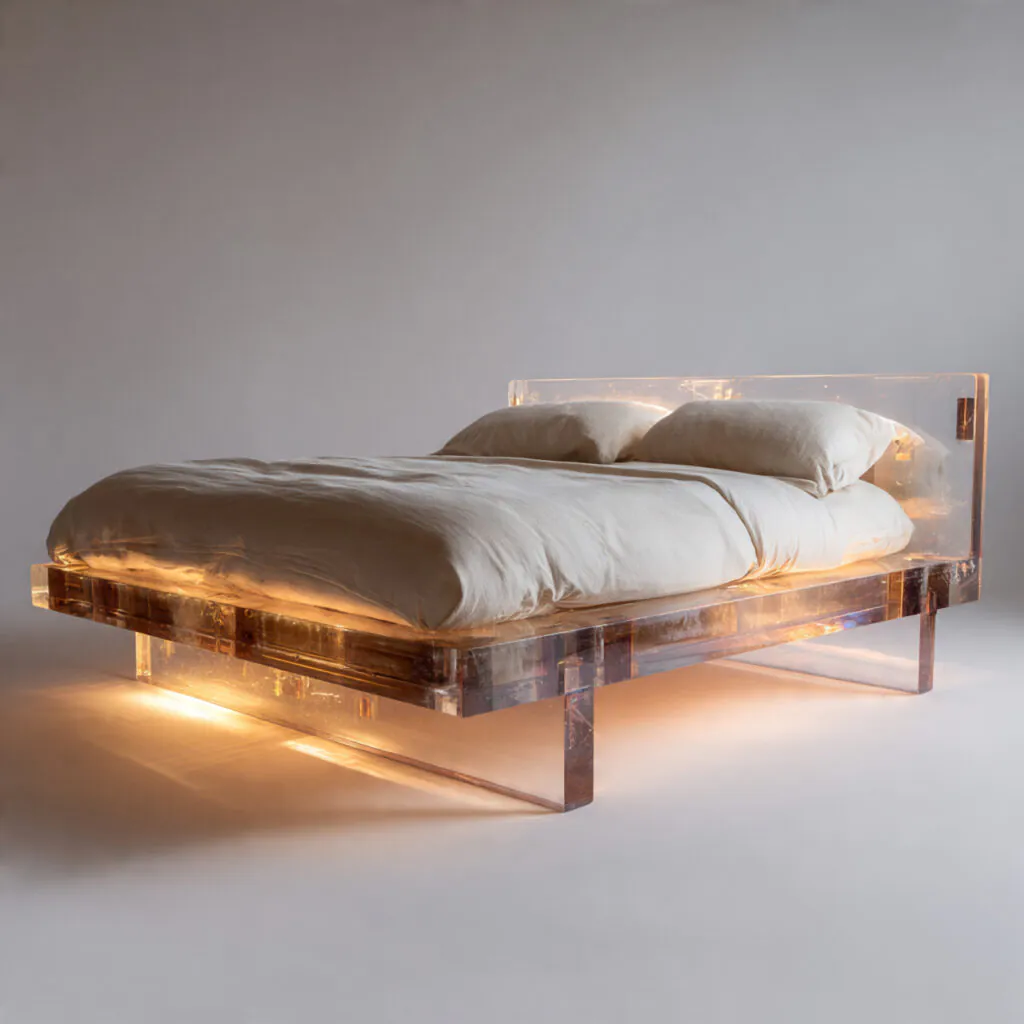 Translucent Resin Bed Frames