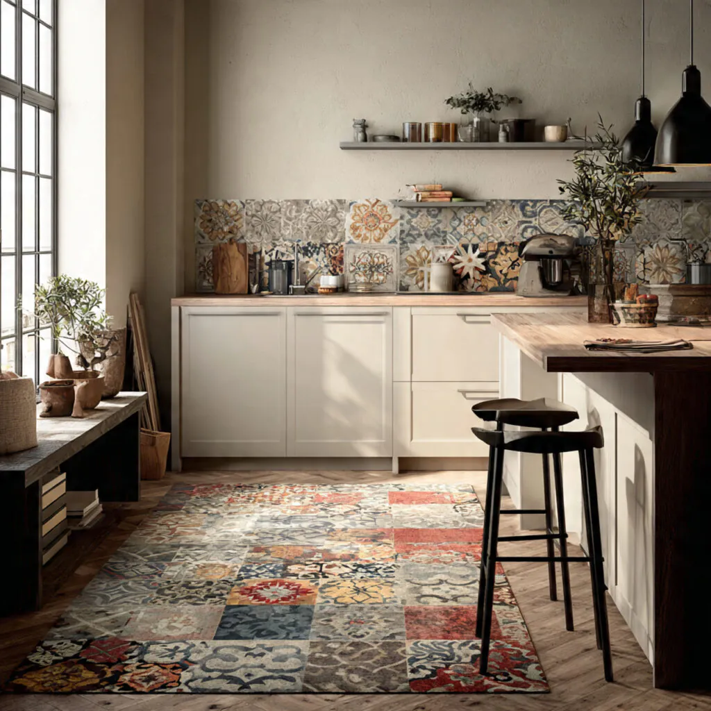 Patterned Kitchen Rugs Ideas