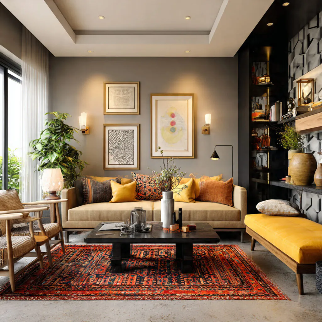 Vintage Modern Living Room Makeover Ideas