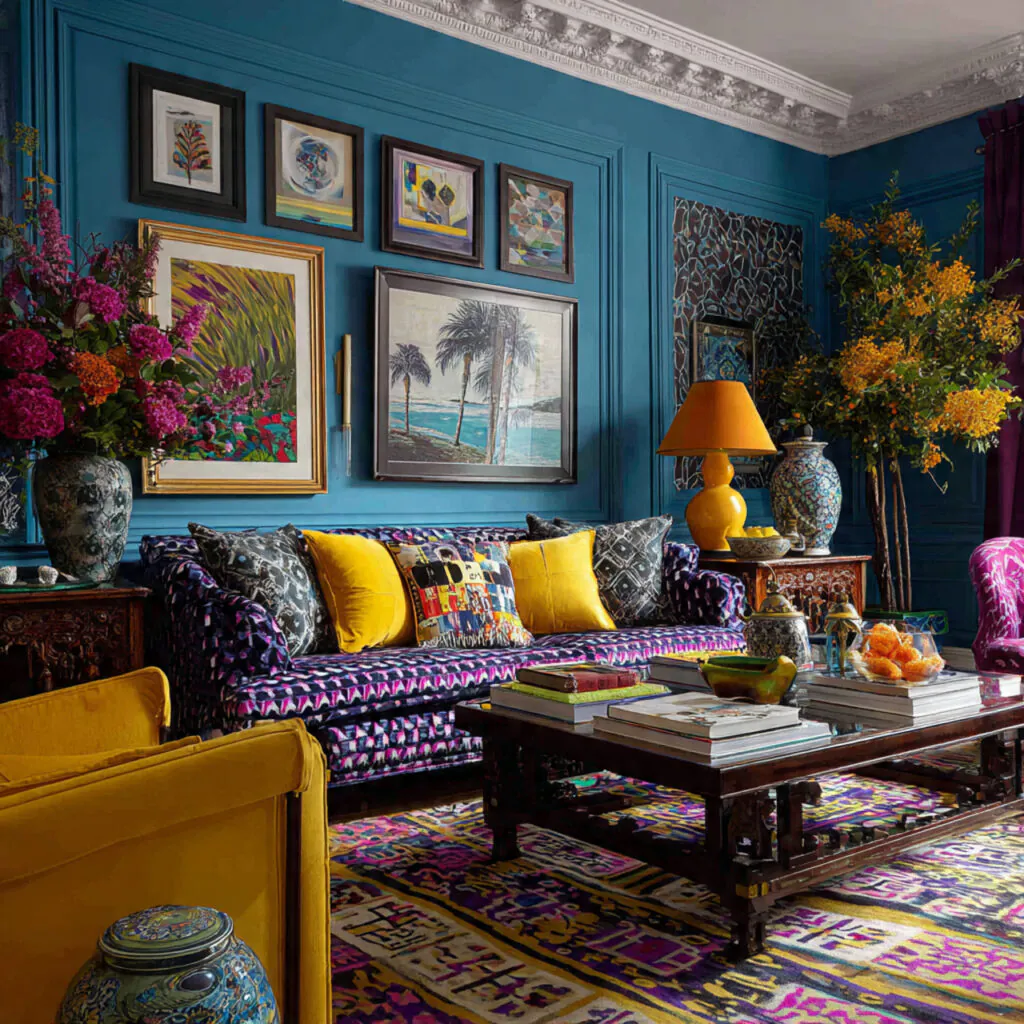 Maximalist Living Room Makeover Ideas