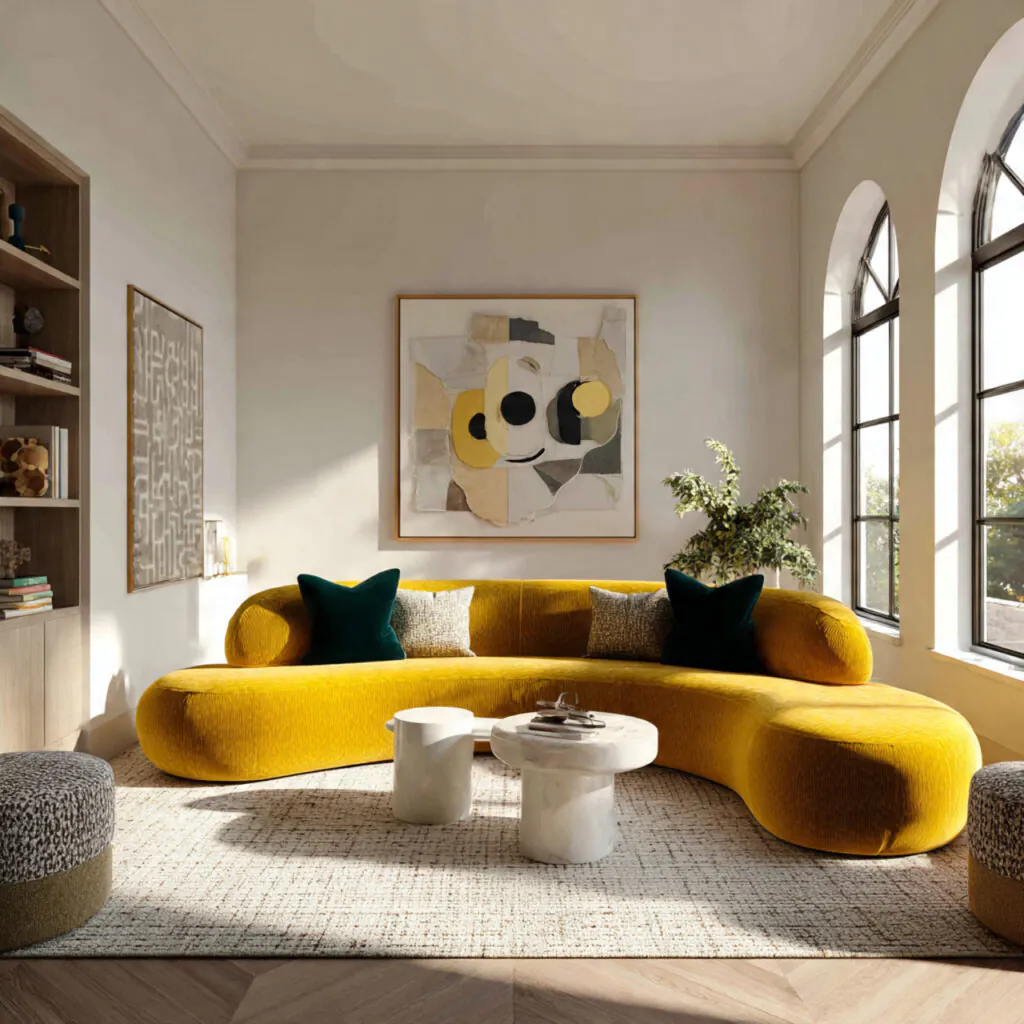Statement Sofa Living Room Makeover Ideas