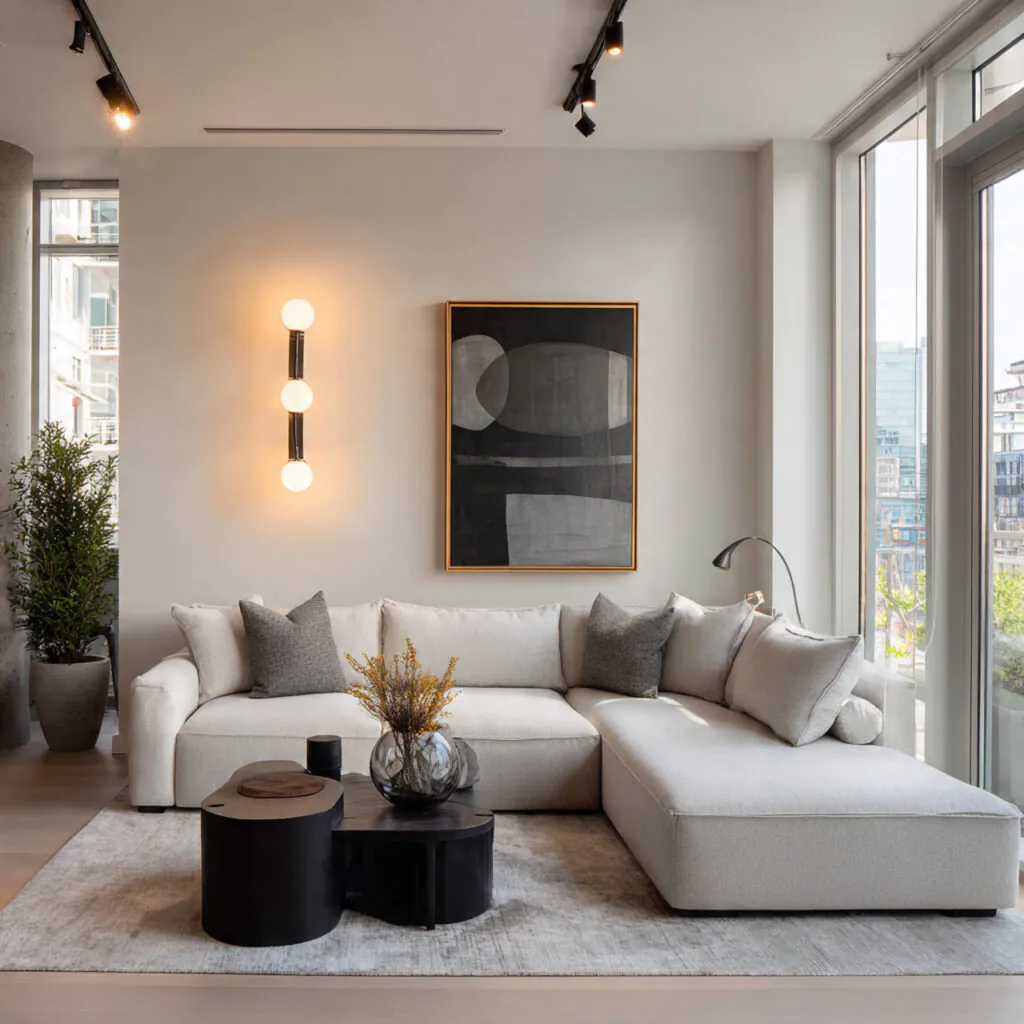 Modern Neutral Living Sofa Ideas