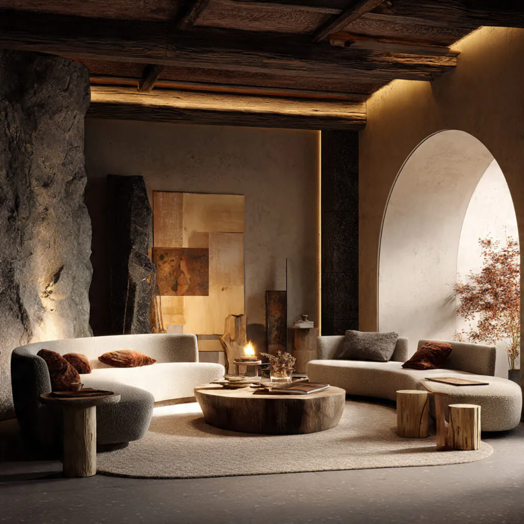Modern Organic Living Room Makeover Ideas