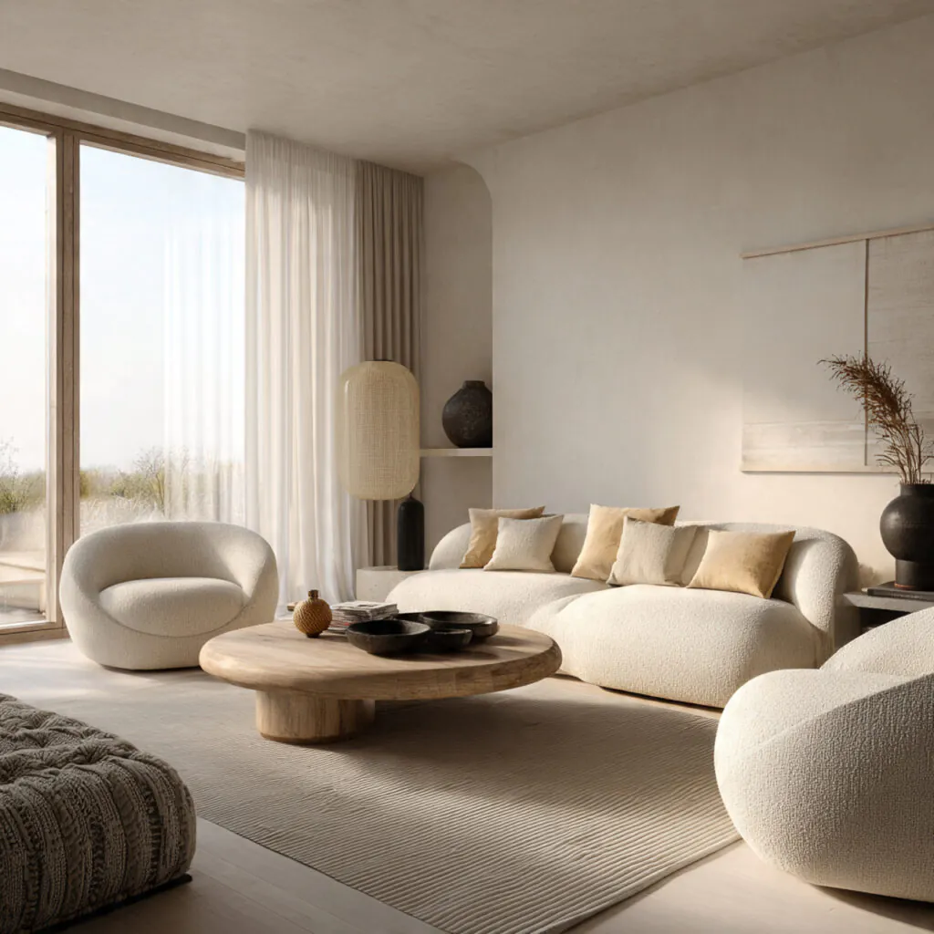 Soft Minimal Living Room Makeover Ideas