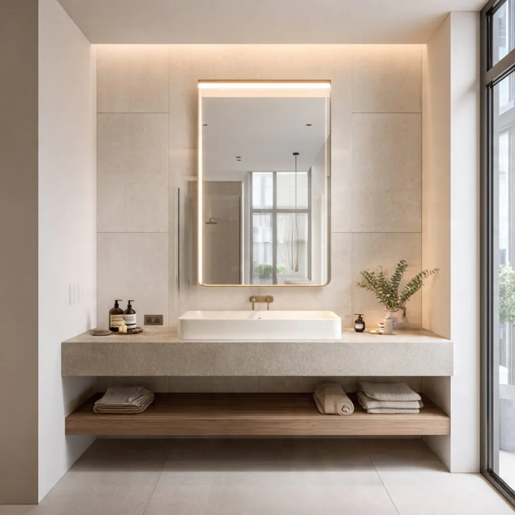 Frameless Mirror Styling Ideas