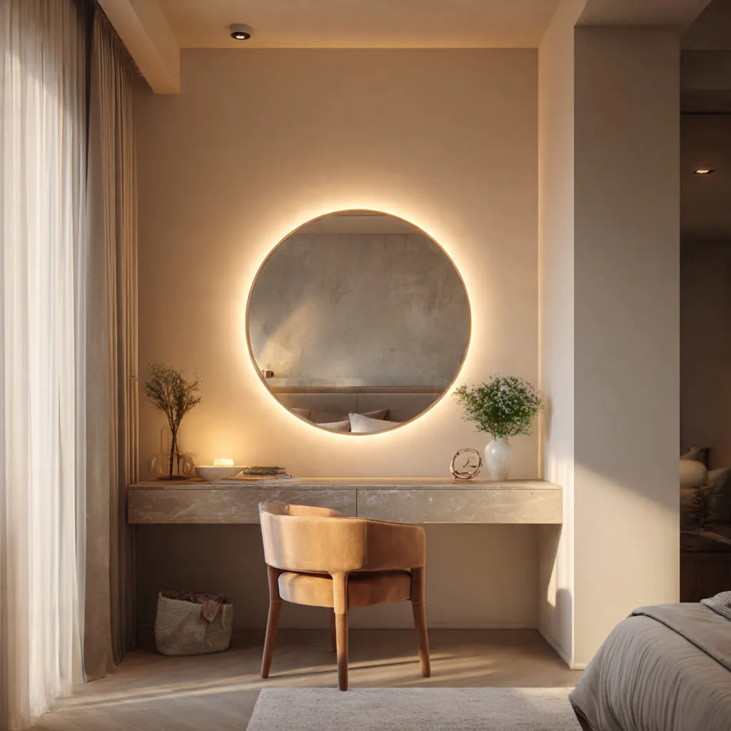 Backlit Mirror Design Ideas