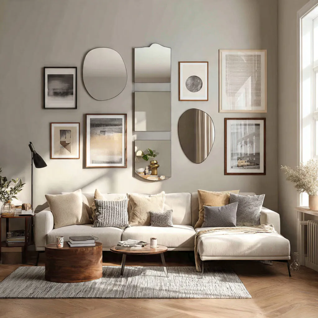 Gallery Wall Mirror Arrangement Ideas