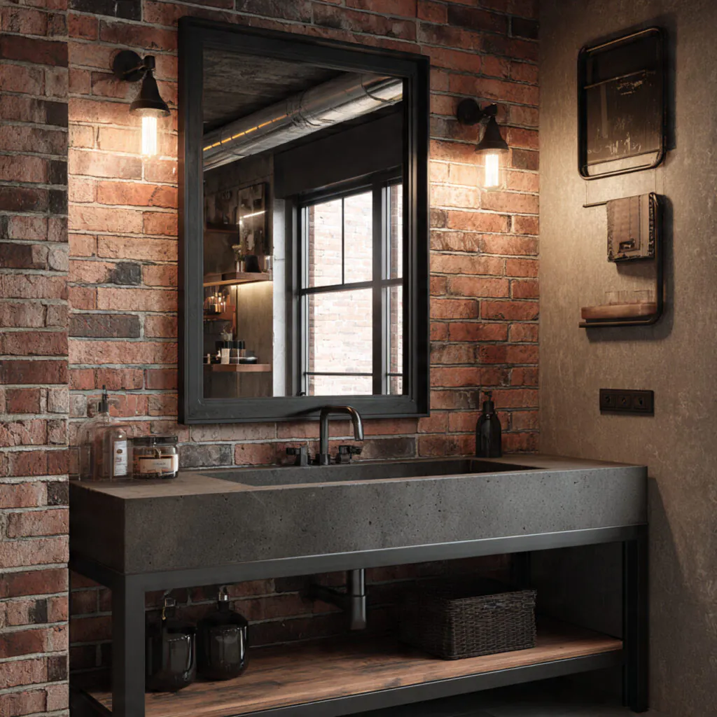 Industrial Mirror Decor Ideas