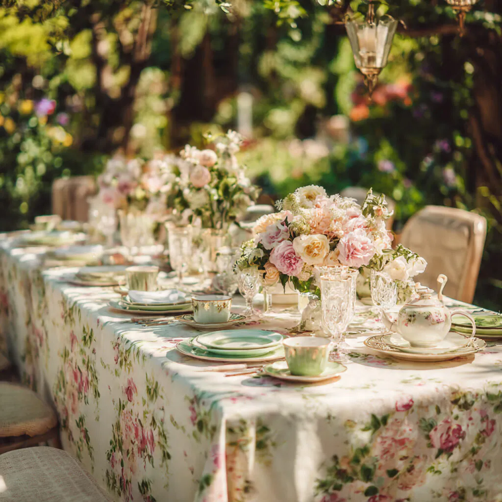 28 Party Table Setup Ideas for Stunning Celebrations 6 Outdoor Garden Party Table Ideas