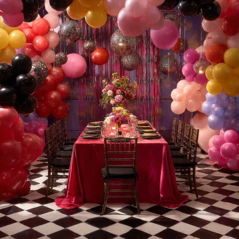 party table setup