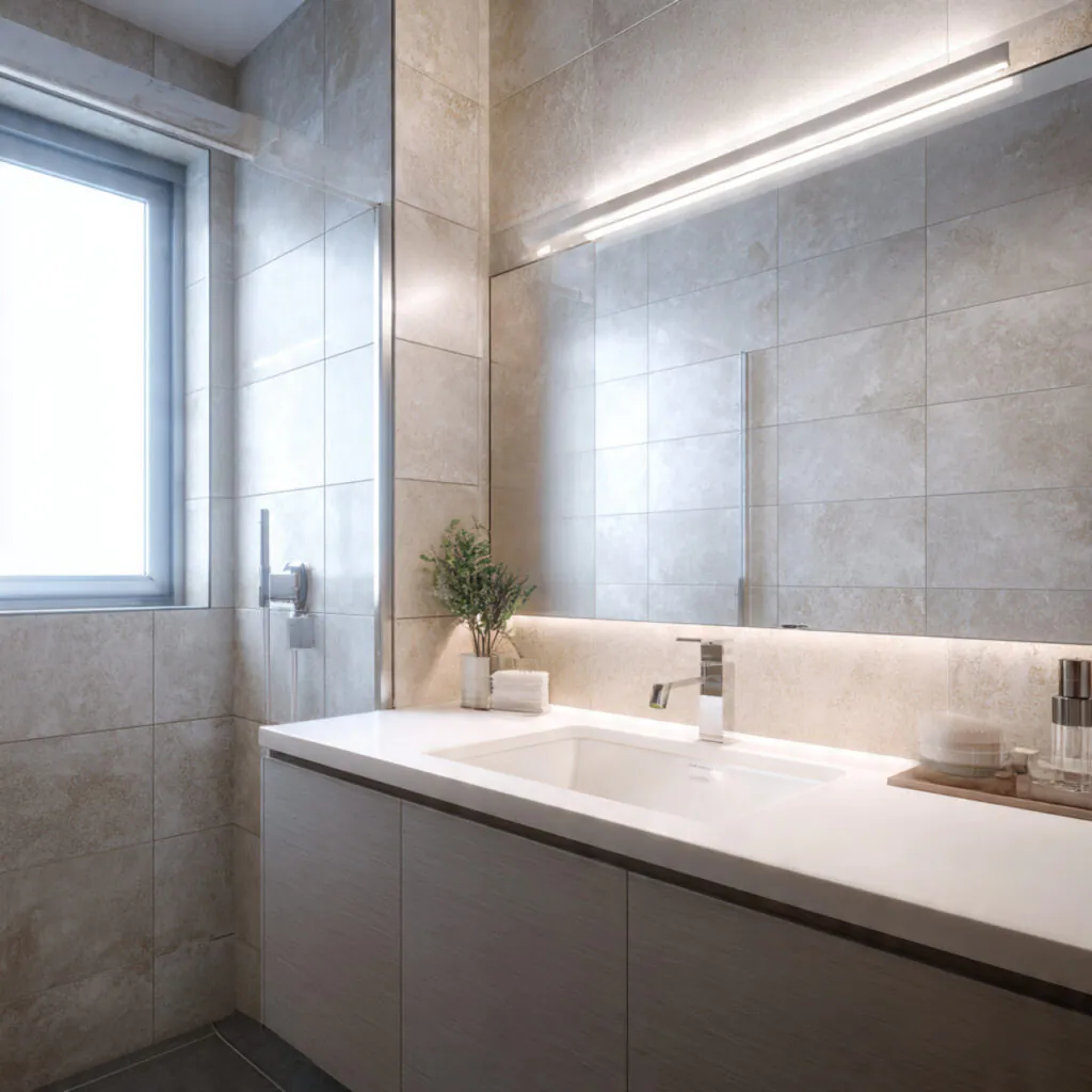 Over Mirror Lighting Ideas