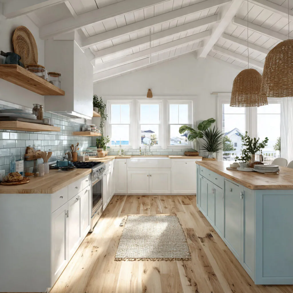 26 Beautiful Inspiring Kitchen Ideas to Upgrade Your Space 20 Coastal Kitchen Ideas