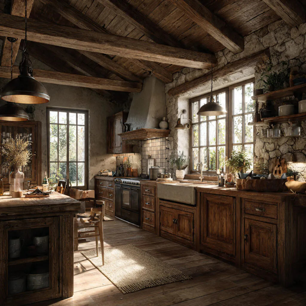 26 Beautiful Inspiring Kitchen Ideas to Upgrade Your Space 3 Cozy Rustic Kitchen Ideas