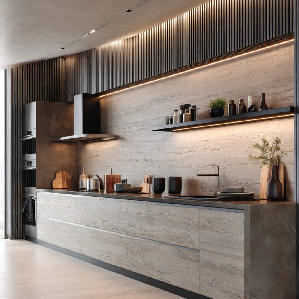26 Beautiful Inspiring Kitchen Ideas to Upgrade Your Space 26 Textured Wall Kitchen Ideas