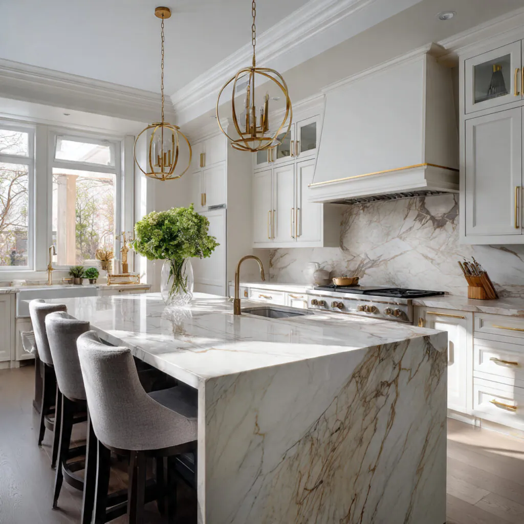 26 Beautiful Inspiring Kitchen Ideas to Upgrade Your Space 12 Elegant Marble Kitchen Ideas