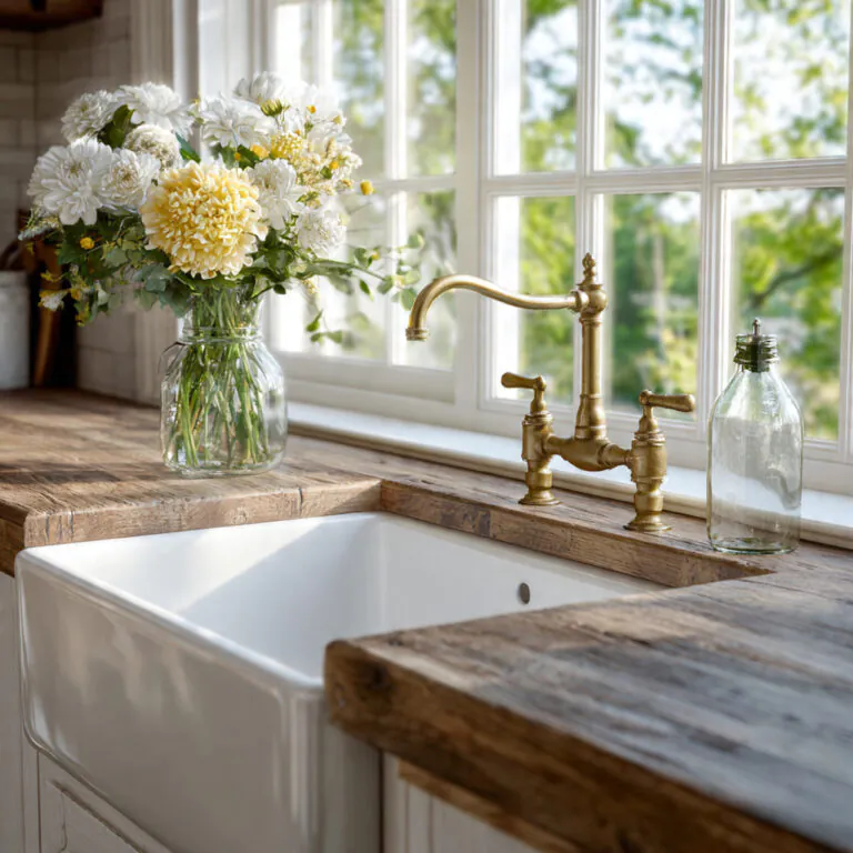 28 Stunning Farmhouse Kitchen Sink Ideas to Inspire Your Next Renovation 33 farmhouse kitchen sink