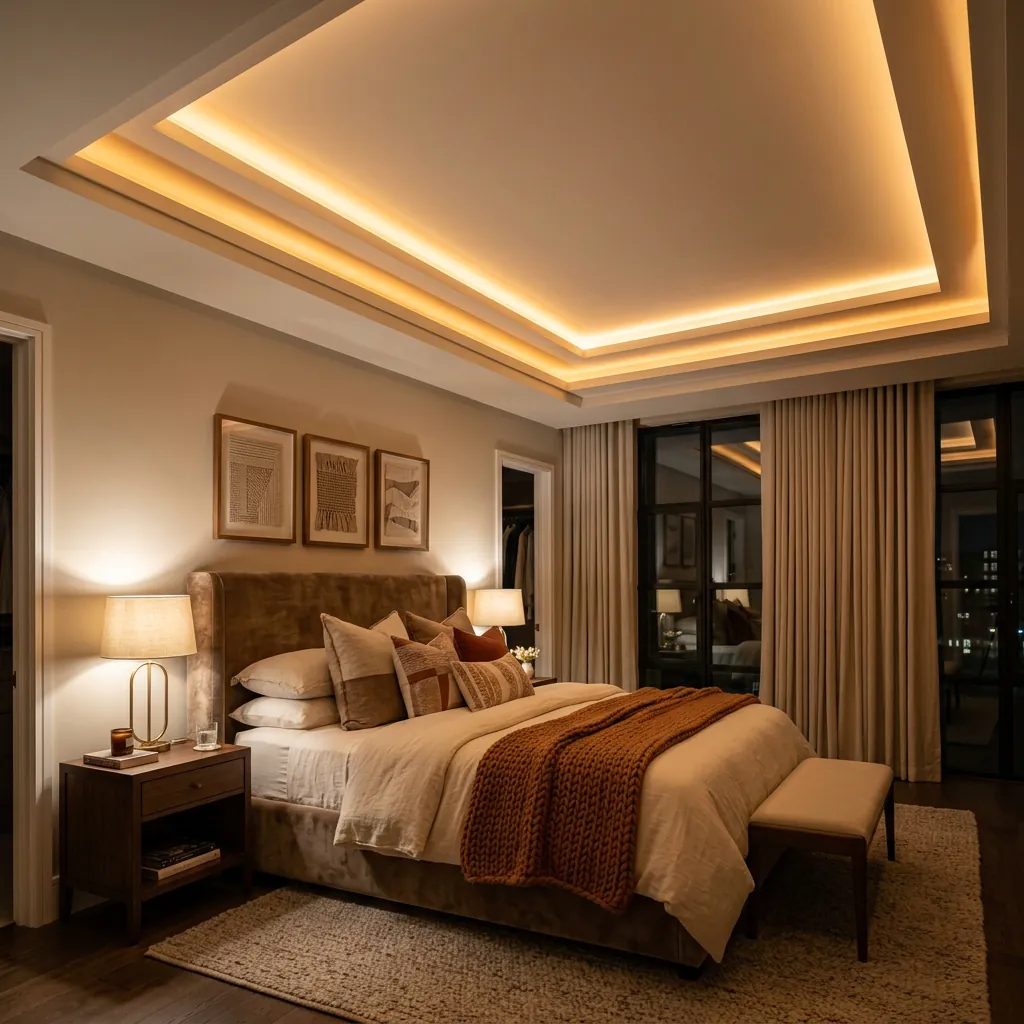 Cove Lighting Ceiling Ideas for Bedroom