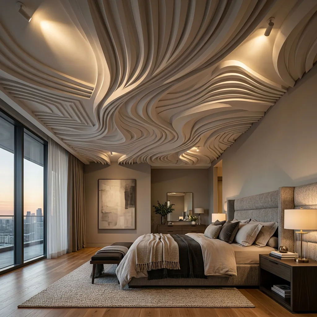 3D Ceiling Design Ideas for Bedroom