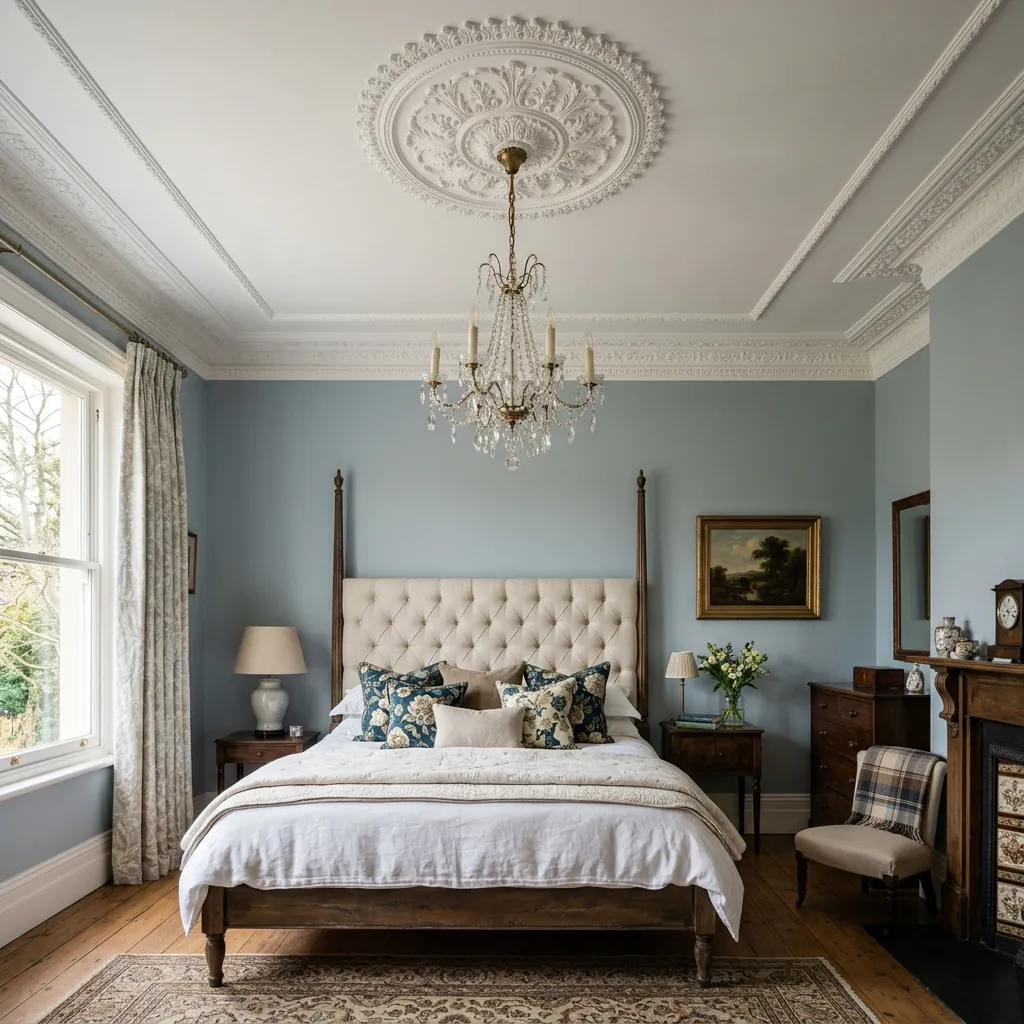 Ceiling Molding and Trim Ideas for Bedroom
