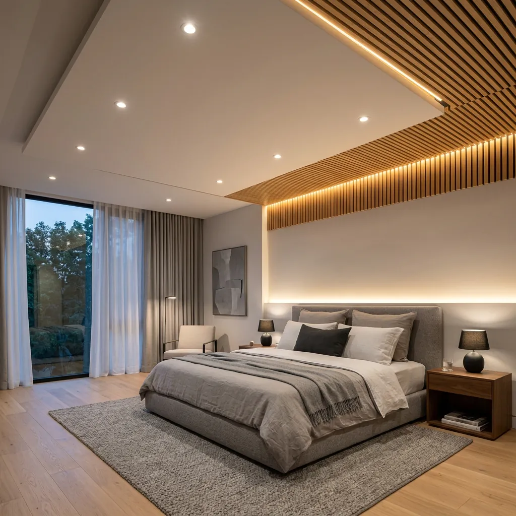Contemporary Ceiling Ideas for Bedroom