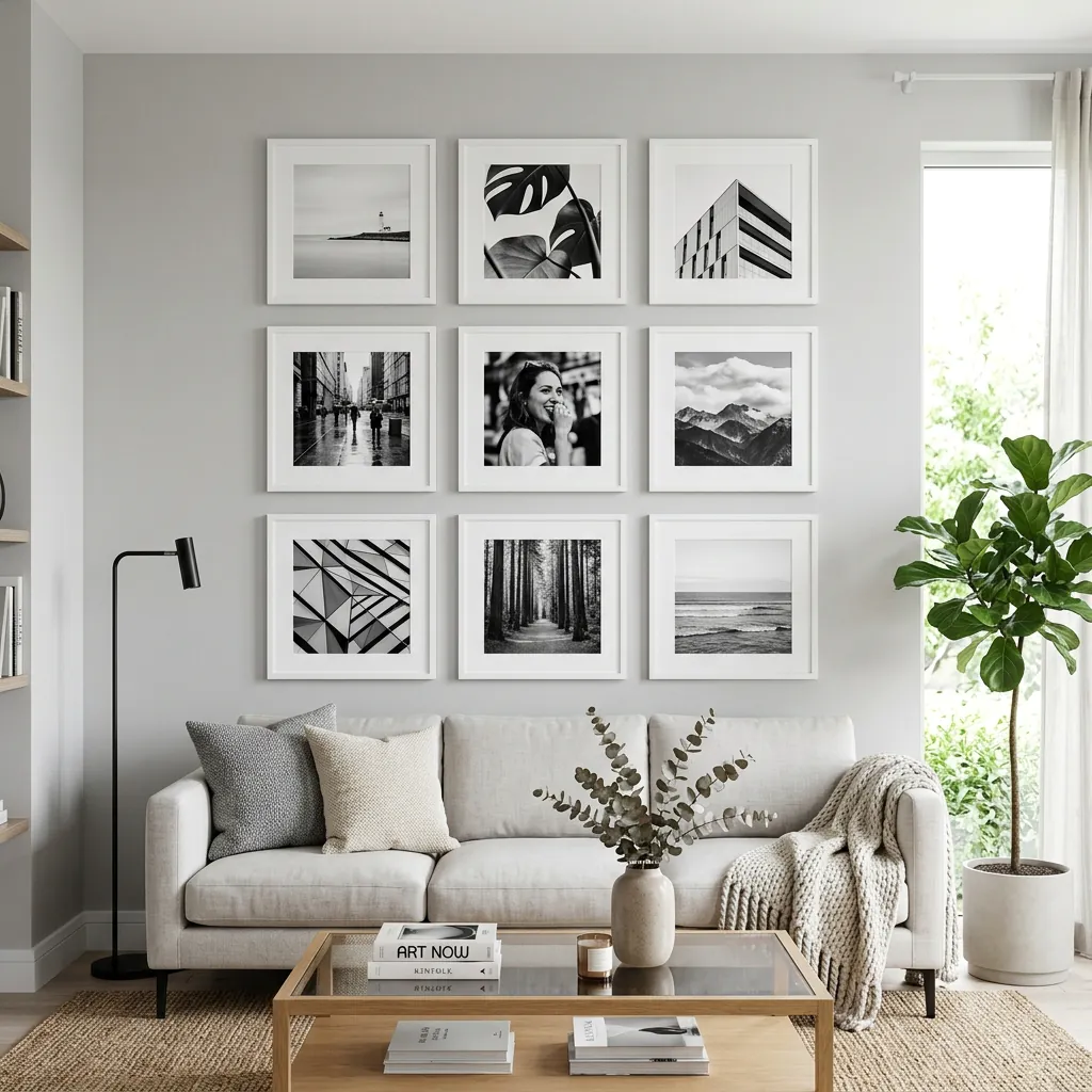 Black and White Wall Decor Ideas