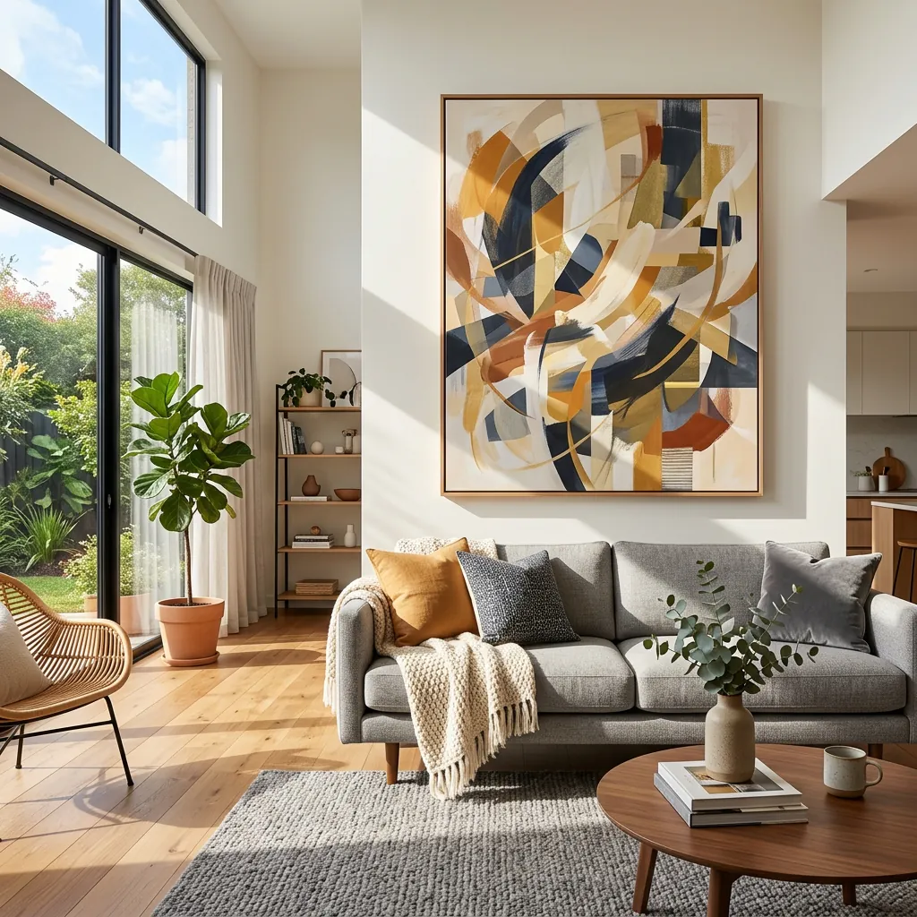 Living Room creative Wall Decor Ideas