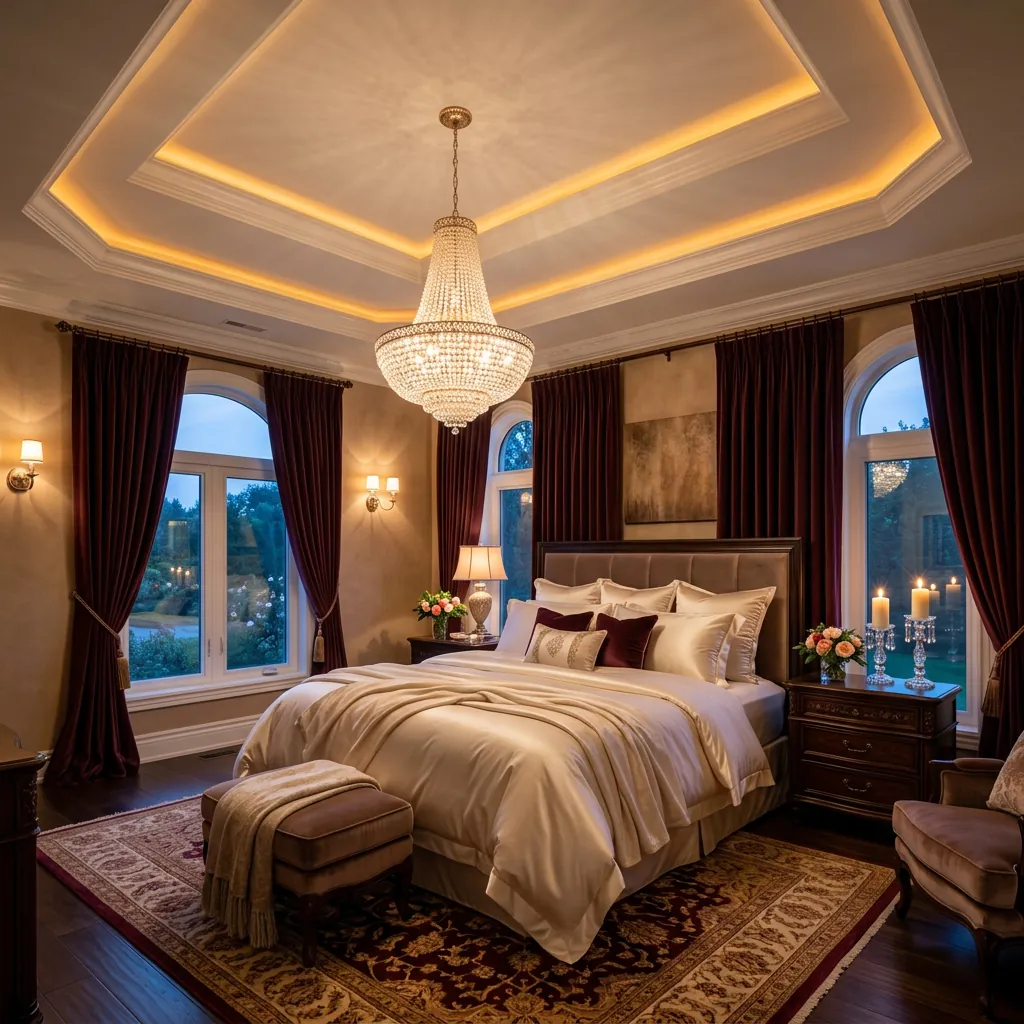 Romantic Bedroom Ceiling Lighting Ideas