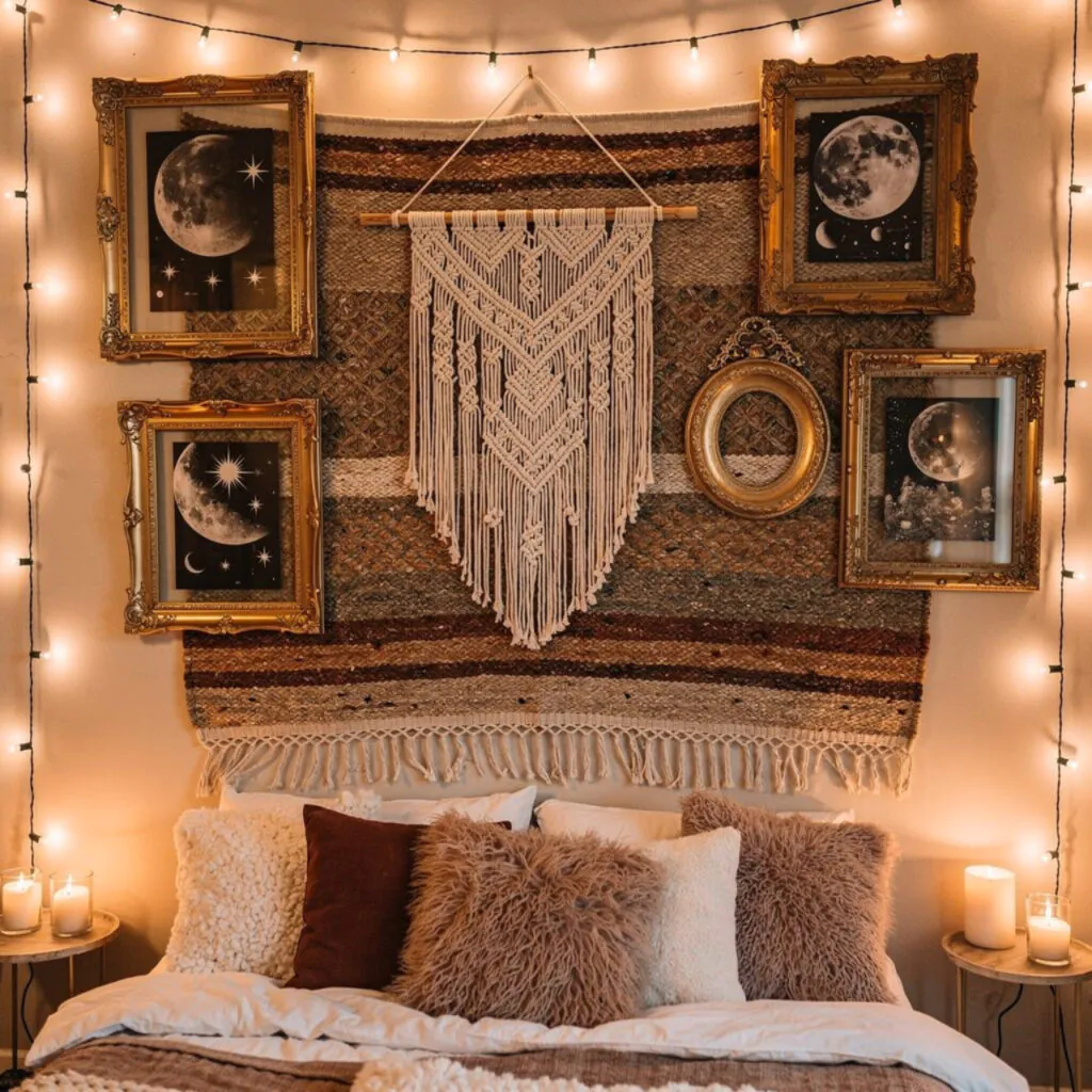 Black and Gold Botanical Print Gallery Wall Ideas