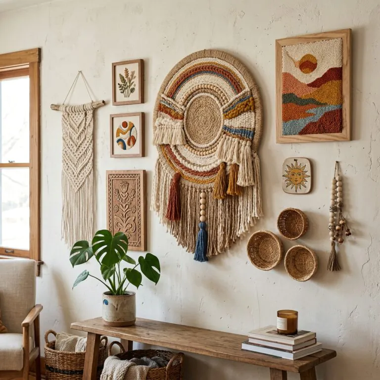 handcrafted wall decor