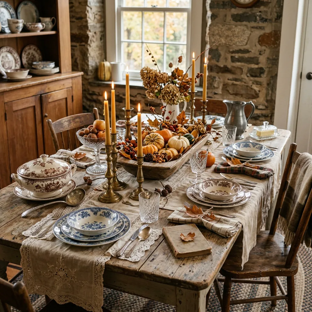Vintage Finds and Antique Fall Decor