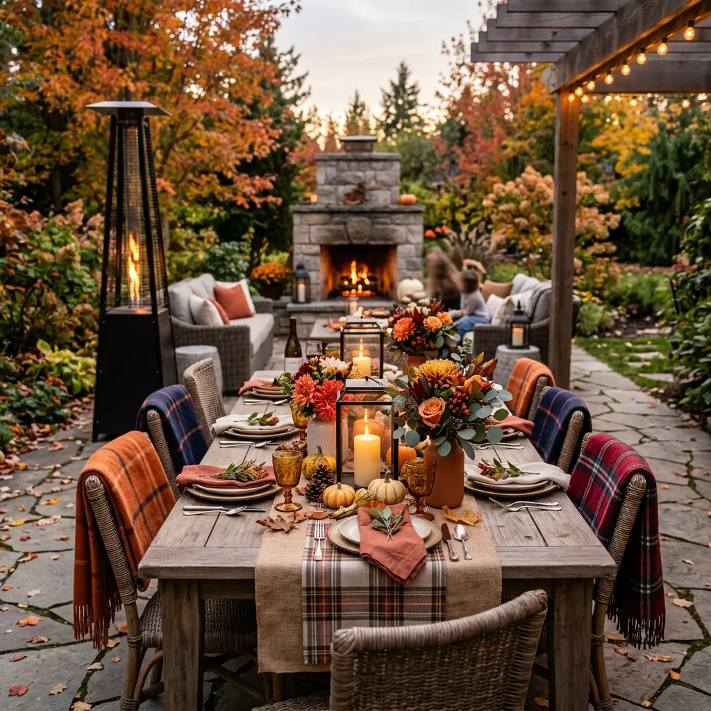 Outdoor Fall Table Ideas for Entertaining