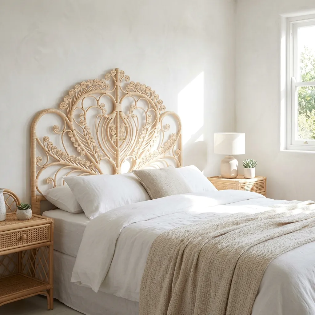 Wicker and Rattan Bedroom Decor Ideas