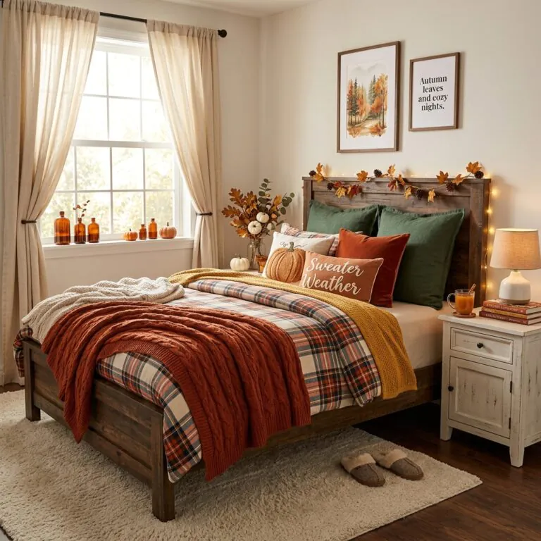 fall bedroom